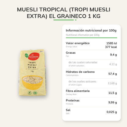 Información nutricional