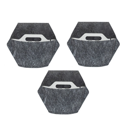 Jardín Vertical Modular Citysens Con Riego Manual De 3 Maceteros – Gris Claro Con Funda Téxtil Reciclada_5
