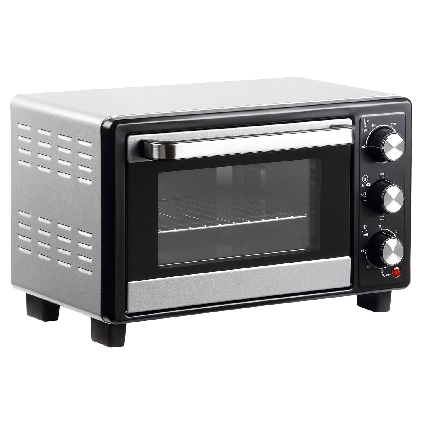 Homcom Horno Eléctrico De Sobremesa 16l 1400w Con 3 Modos De Calor Y Termostato_0