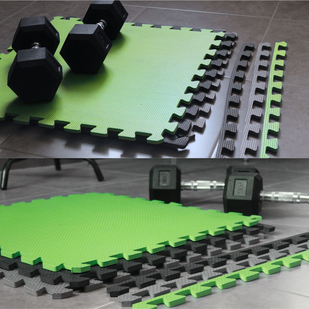 Jowy Tatami Puzzle 1cm 60x60cm – Pack 4 Uds (t60-4) Verde_4