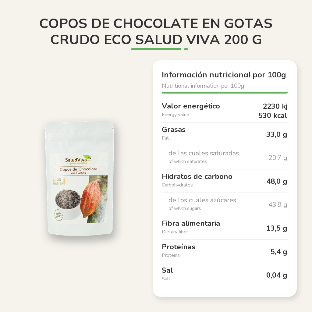 Información nutricional