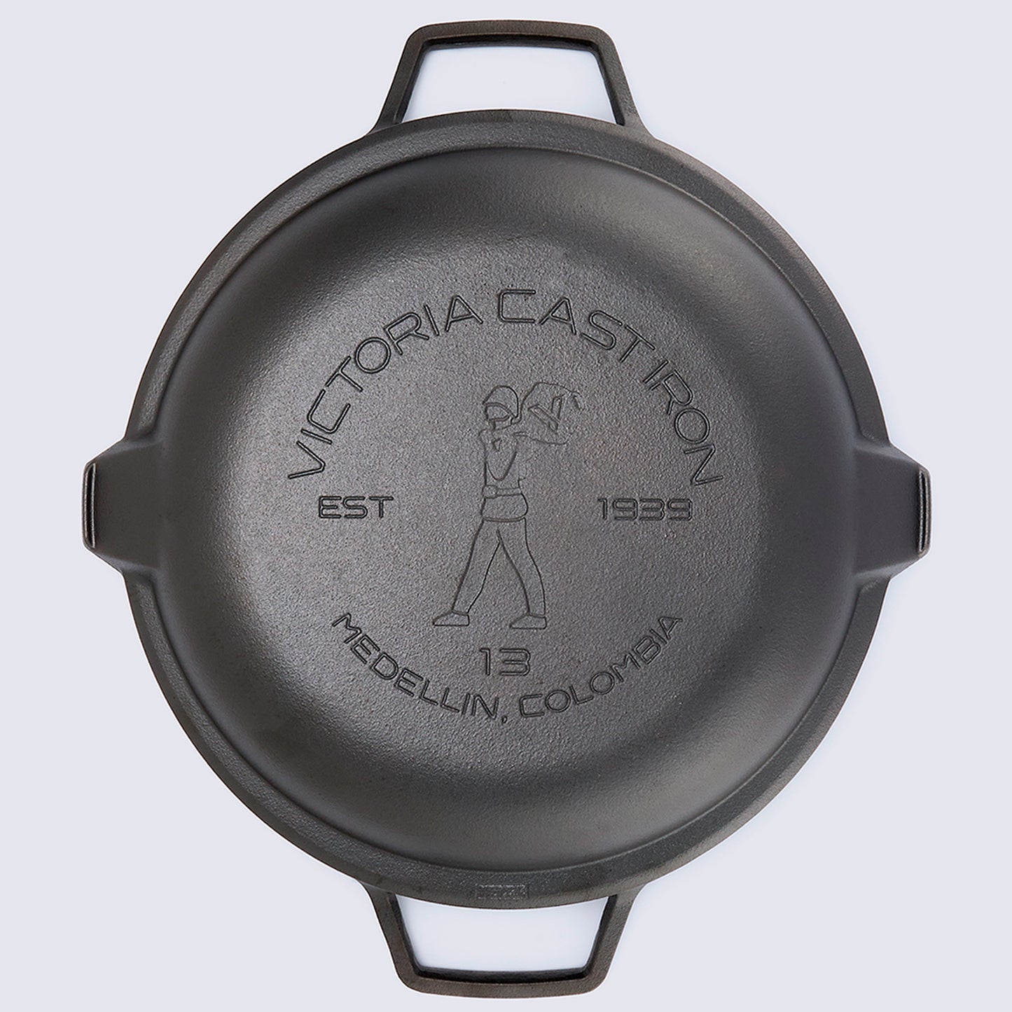 Victoria Paellera Sartén Hierro Fundido Curado Signature Classic Inducción 33cm_3