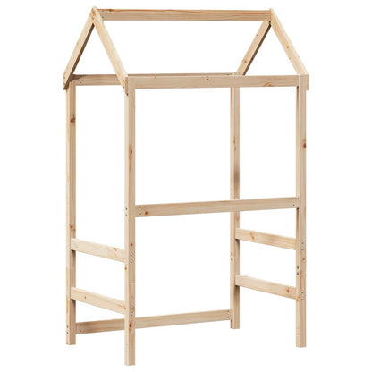 Techo De Cama Infantil Madera Maciza Pino 118x70x176,5 Cm_5