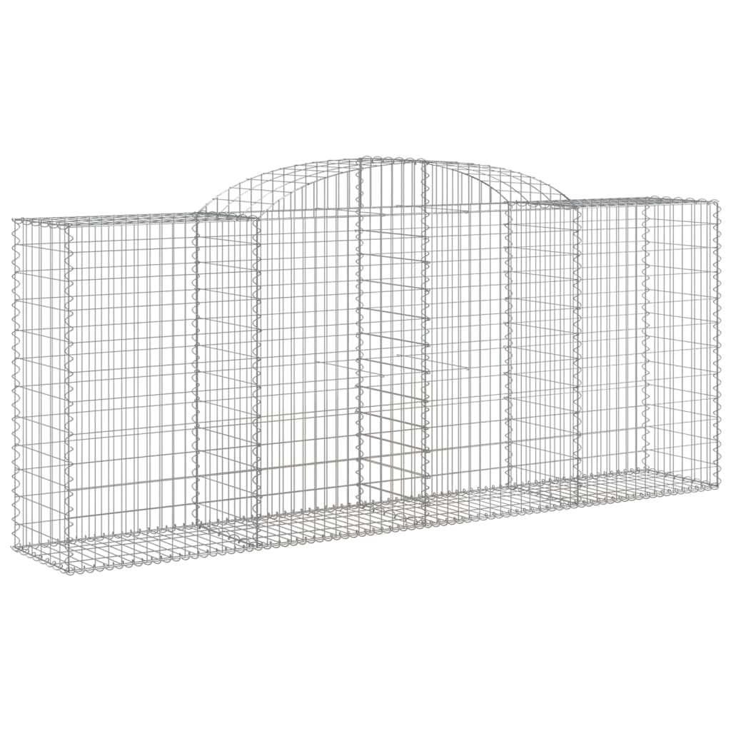 Cestas Gaviones 15 Uds Forma De Arco Hierro 300x50x120/140 Cm_2