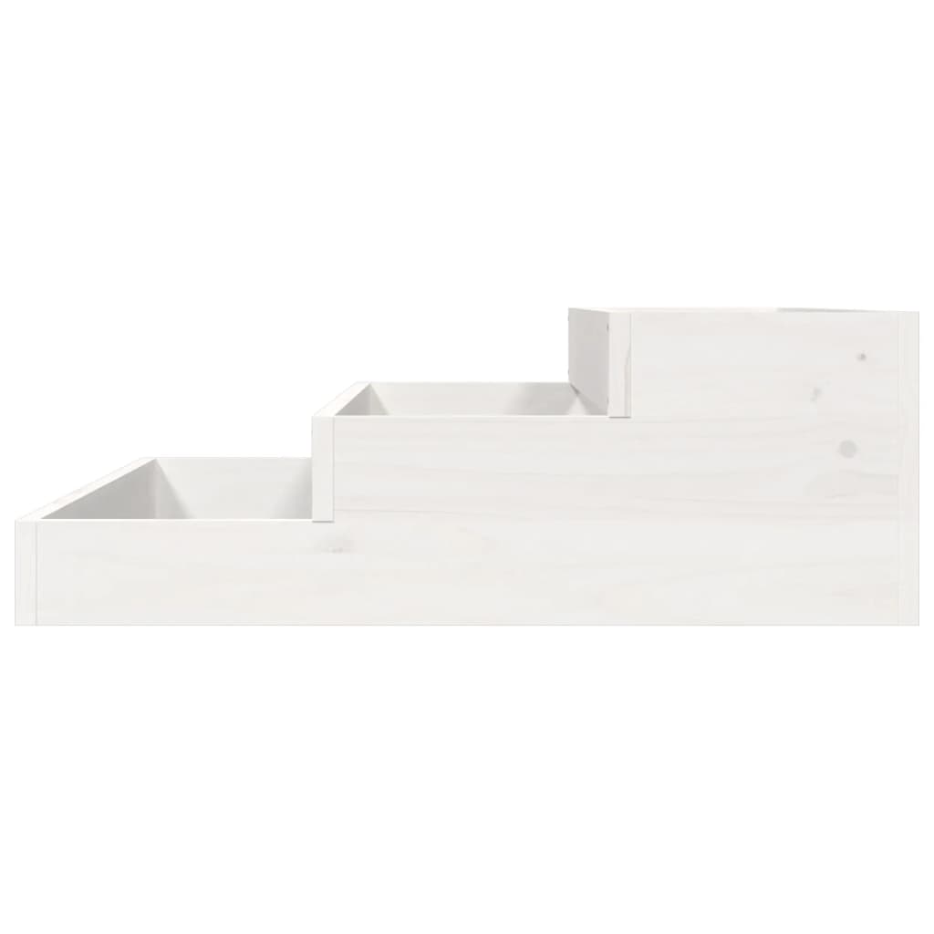 Jardinera De Madera Maciza De Pino Blanco 78x78x27 Cm_4
