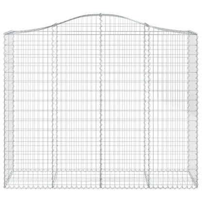 Cestas De Gaviones 4 Uds Forma De Arco Hierro 200x50x160/180 Cm_3