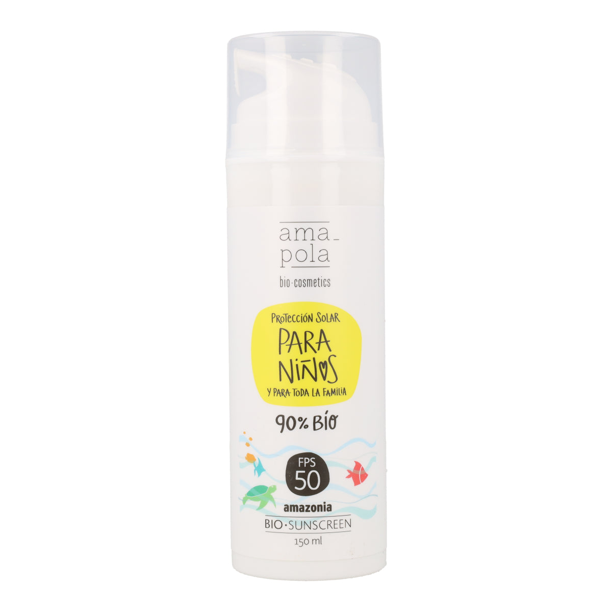 Protector solar infantil SPF 50 Amazonia Amapola 125 ml