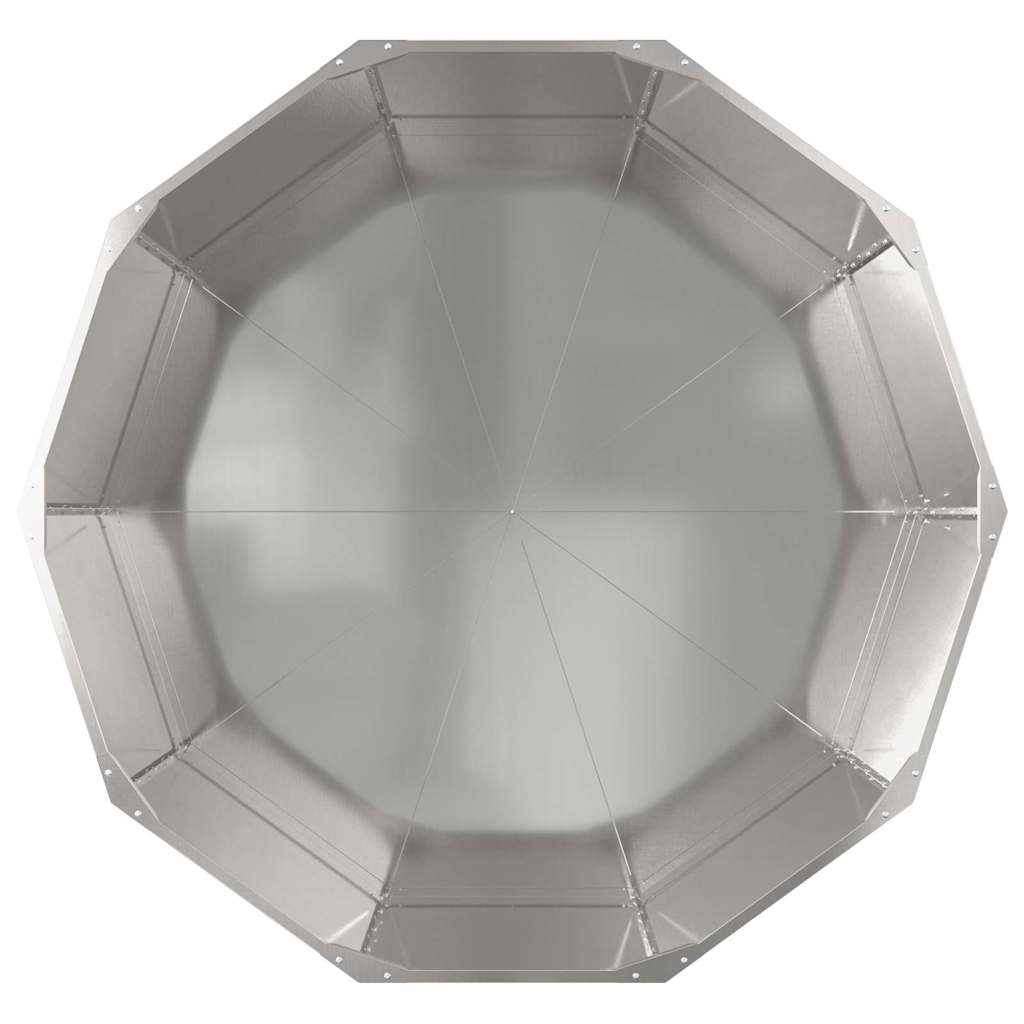 Jardinera Plateado 120 X 120 X 50 Cm Acero Inoxidable_5