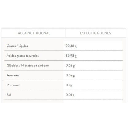 Aceite De Coco Virgen Extra Prensado En Frío Bio 1 L_1