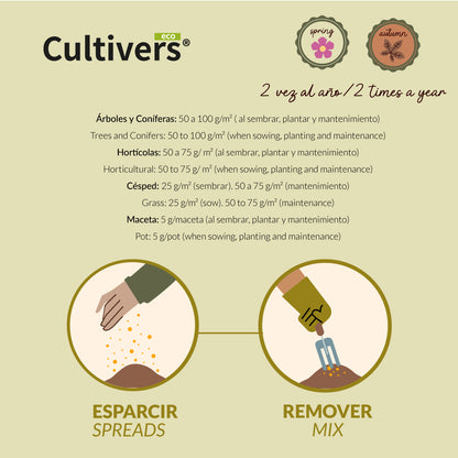 Cultivers Harina De Sangre 5 Kg | Abono Ecológico Certificado Con Alto Contenido En Nitrógeno Y Materia Orgánica |…_3