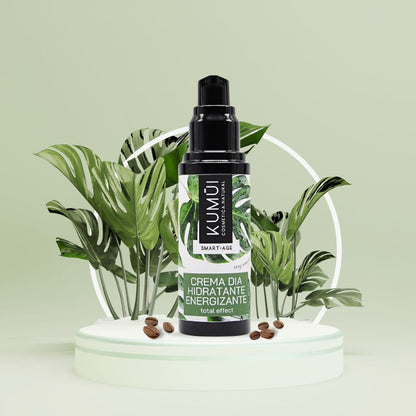 Crema Día Facial Antiedad Energizante Total Effect - Con Prebióticos, Acido Hialuronico y Algas Reafirmantes KUMUI 30ml_2