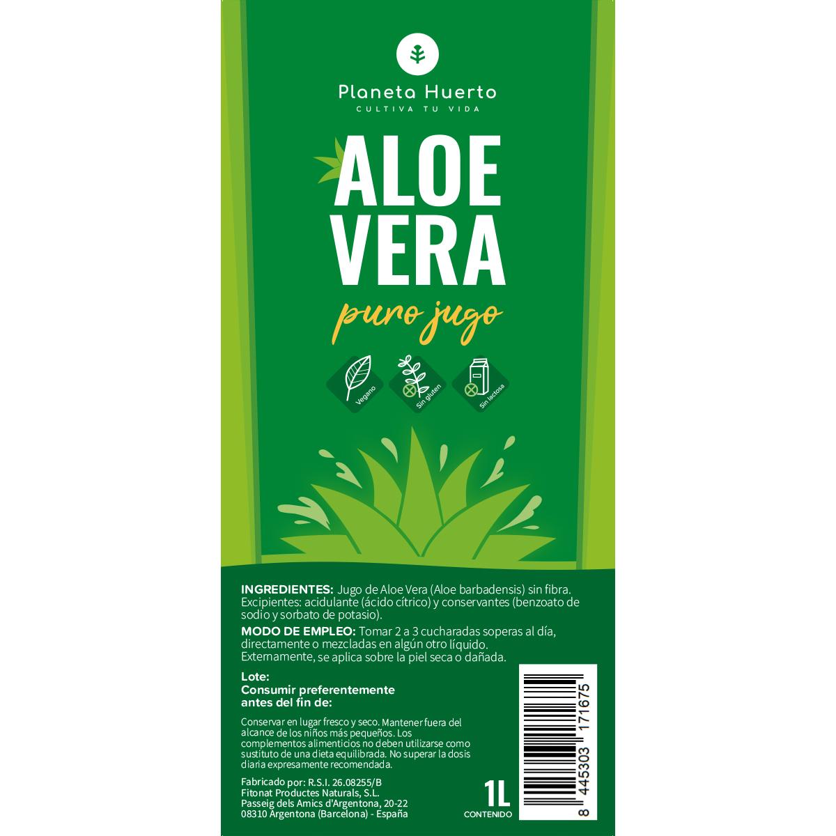 Aloe Vera Jugo Planeta Huerto 1 L