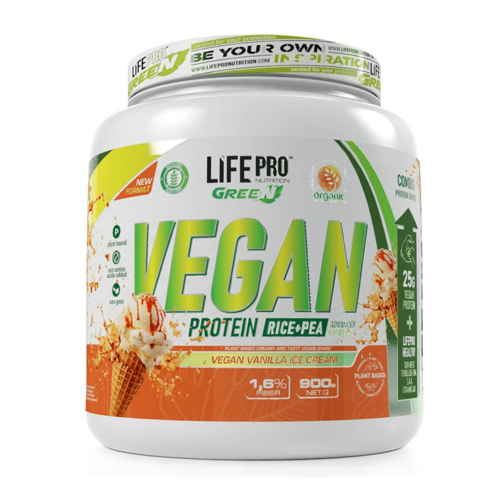 Vegan Protein - 900g - Vainilla - Proteína Vegetal - Lifepro_0