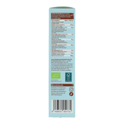 Galletas cookies sabor cacao BIO Natruly 125 g