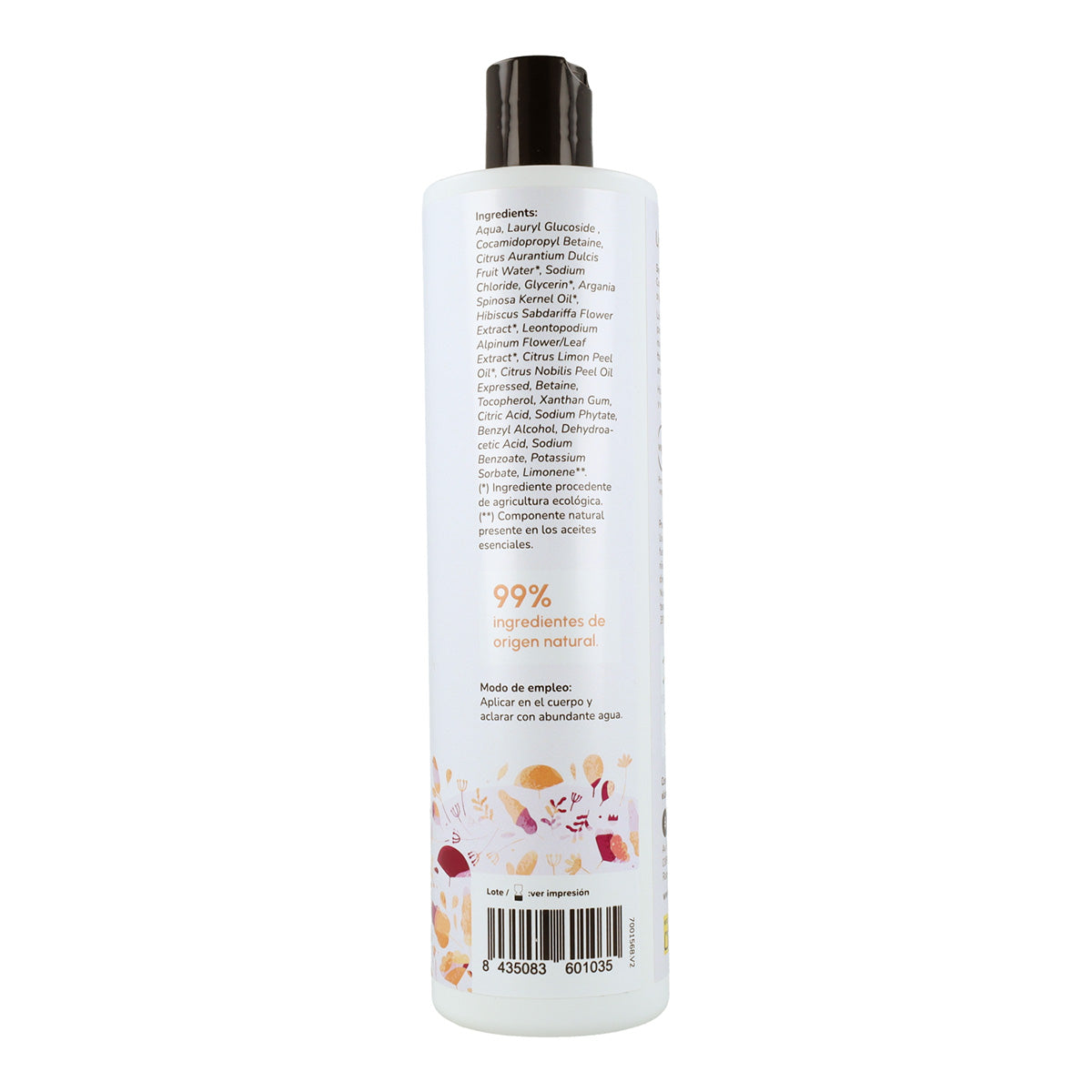 Gel de ducha Flor de Hibisco y Naranja Planeta Huerto 500 ml