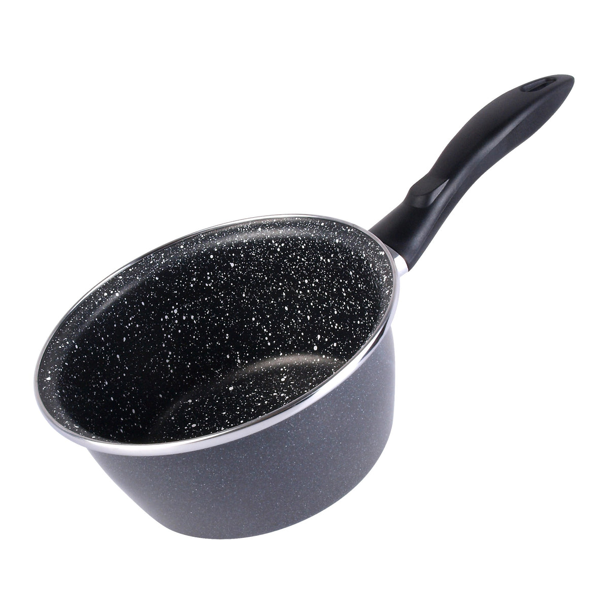 Magefesa K2 Gransasso Cazo 16, Acero Esmaltado Vitrificado, En Gris, Inducción Y Lavavajillas_0