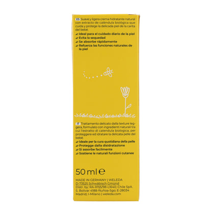 Crema facial Bebés de Caléndula Weleda, 50ml