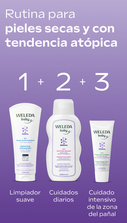 Baby Derma Loción Hidratante Weleda 200 ml
