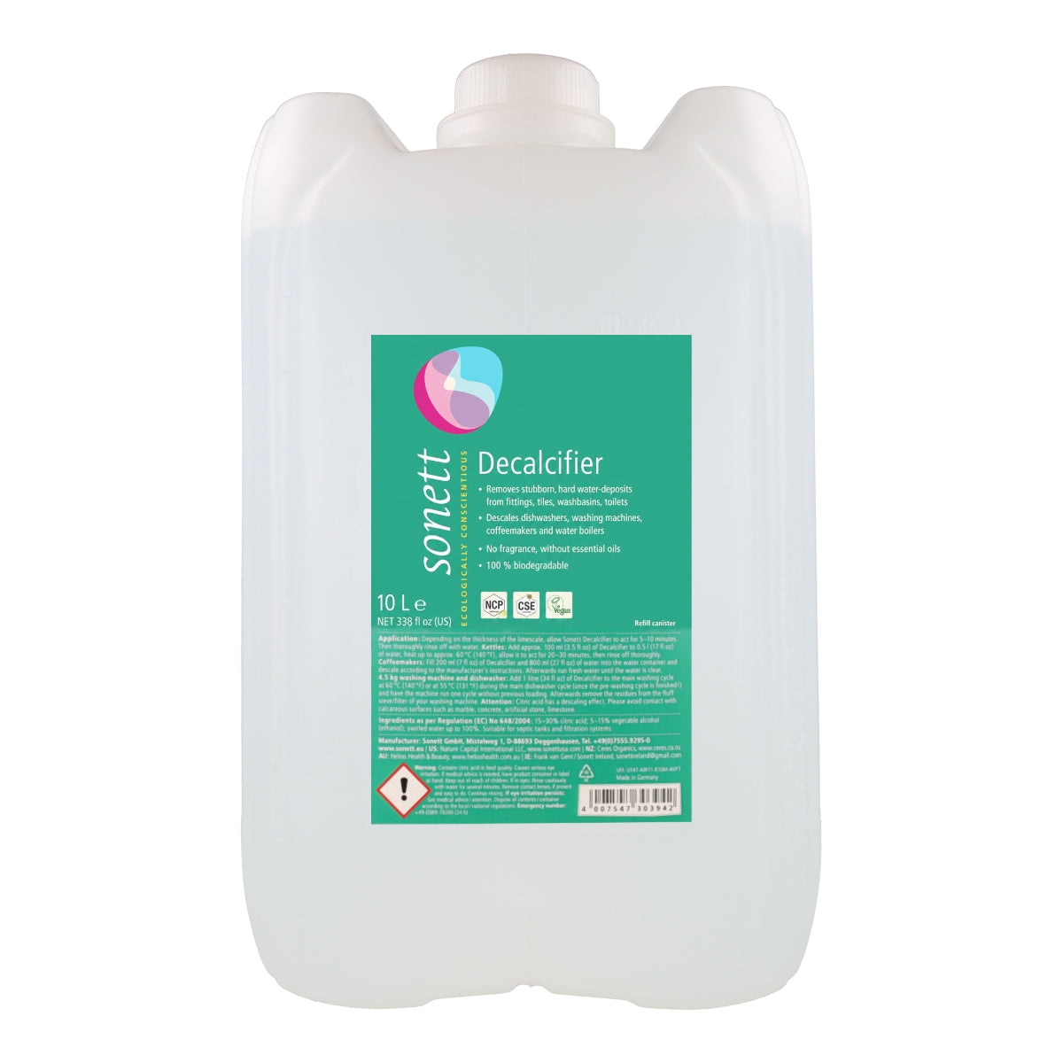 Descalcificador Sonett 10L