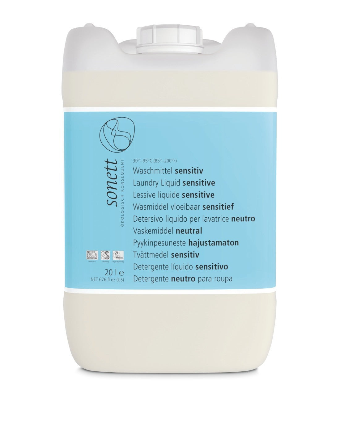 Detergente líquido ropa neutral Sonett 20L
