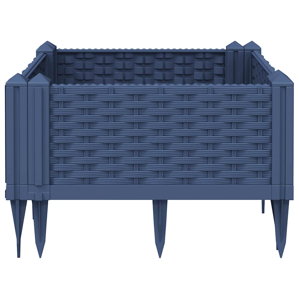 Jardinera Con Clavijas Pp Azul Gris 42,5x42,5x28,5 Cm_3