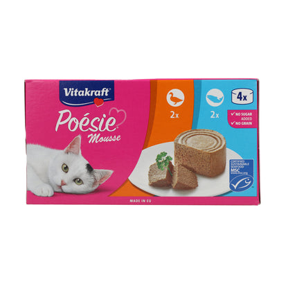 Latita Poésie® mousse multipack 2 latitas salmón &amp; 2 latitas pato