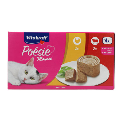 Latita Poésie® mousse multipack 2 latitas pollo &amp; 2 latitas ternera