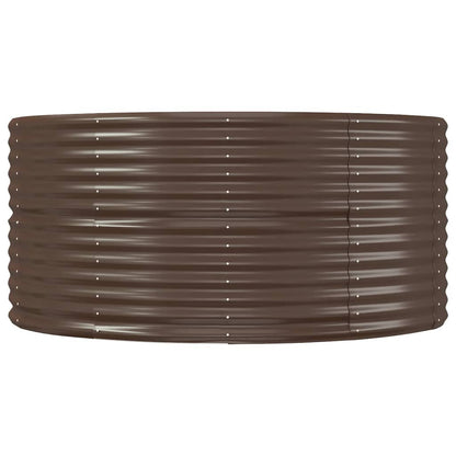 Jardinera Acero Galvanizado Marrón 291x140x68 Cm_3