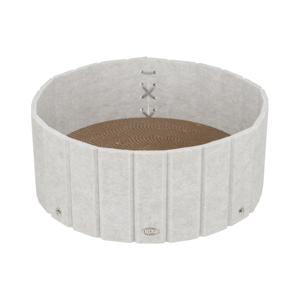 Cama arañado borde de fieltro,hierba,38×16cm