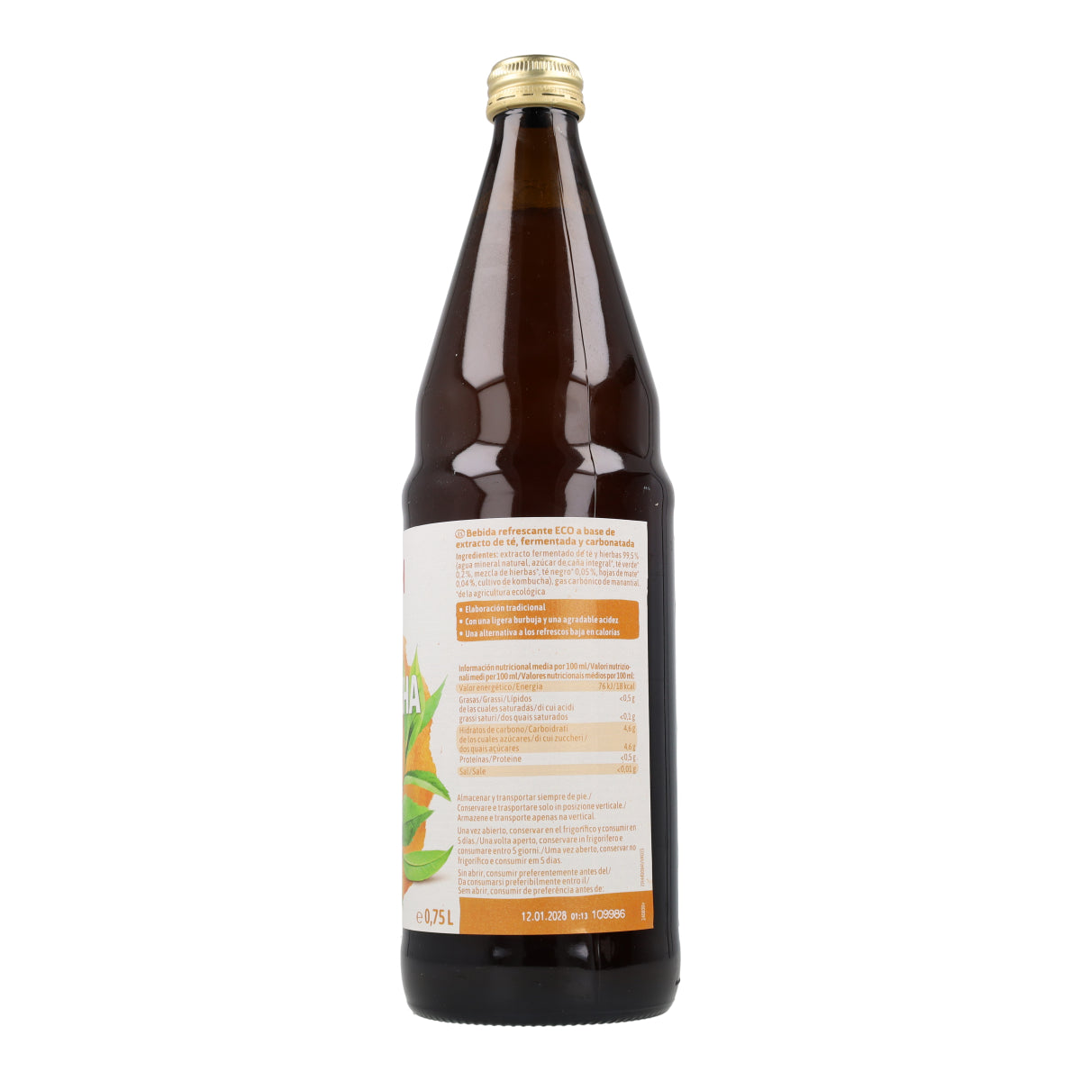 Kombucha Original BIO Voelkel 750 ml