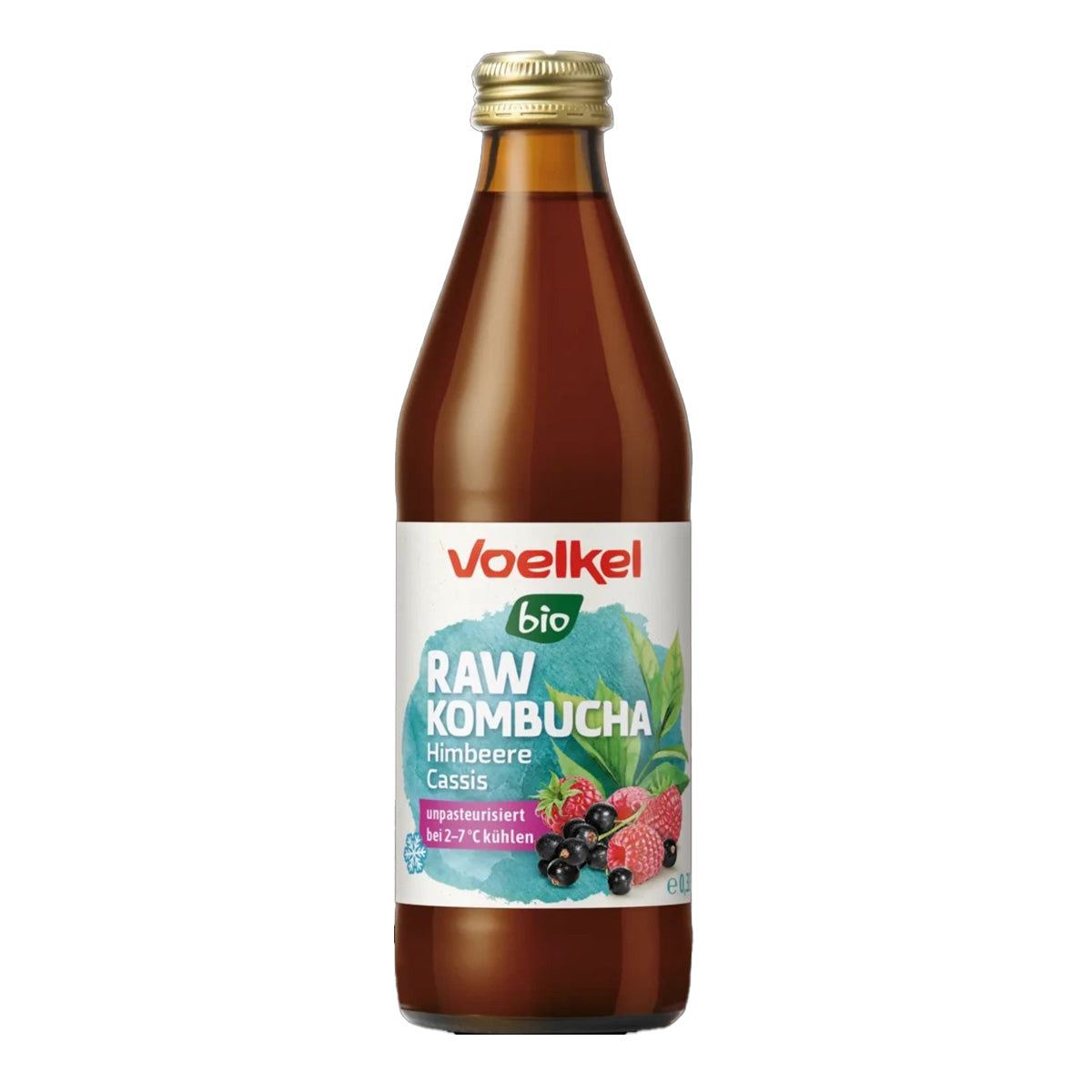 Kombucha Frutos Rojos BIO Voelkel 750 ml