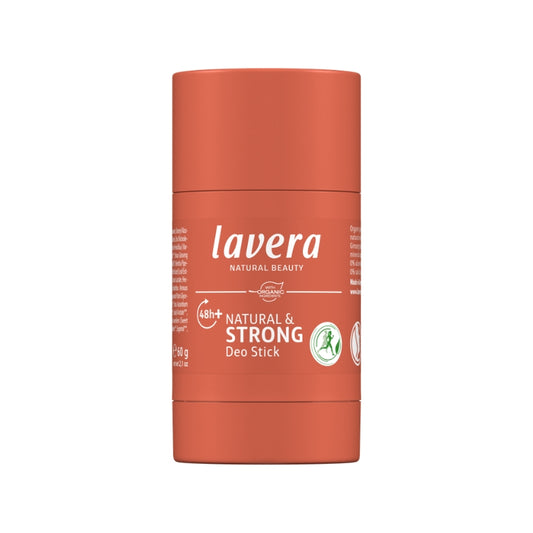 Desodorante stick 48h + strong & natural Lavera 60 g