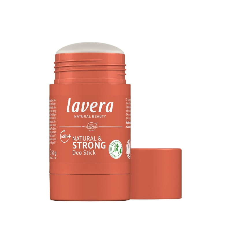 Desodorante stick 48h + strong & natural Lavera 60 g