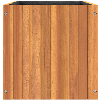 Jardinera De Madera Maciza De Acacia 45x45x45 Cm_5