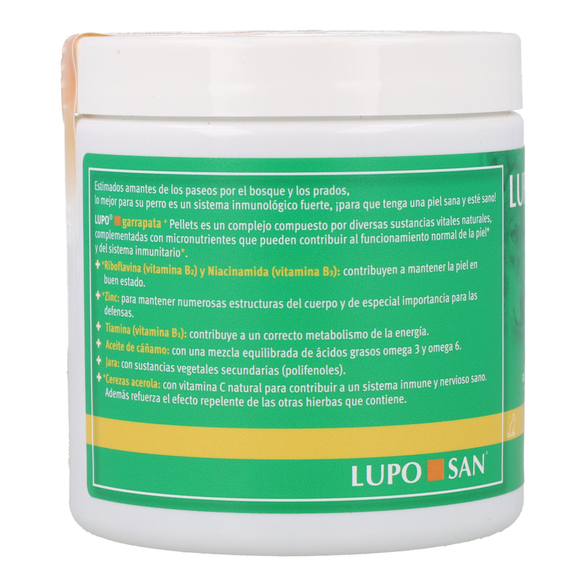 Lupo Zeck con Cistus incanus (Jara) Complemento Antigarrapatas Pellet 180g