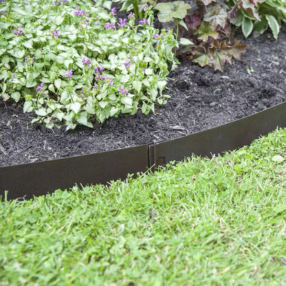 Bordillo Acero Galvanizado Bronce Panacea (paquete 3x 0,91mx10cmx1,5mm)_0