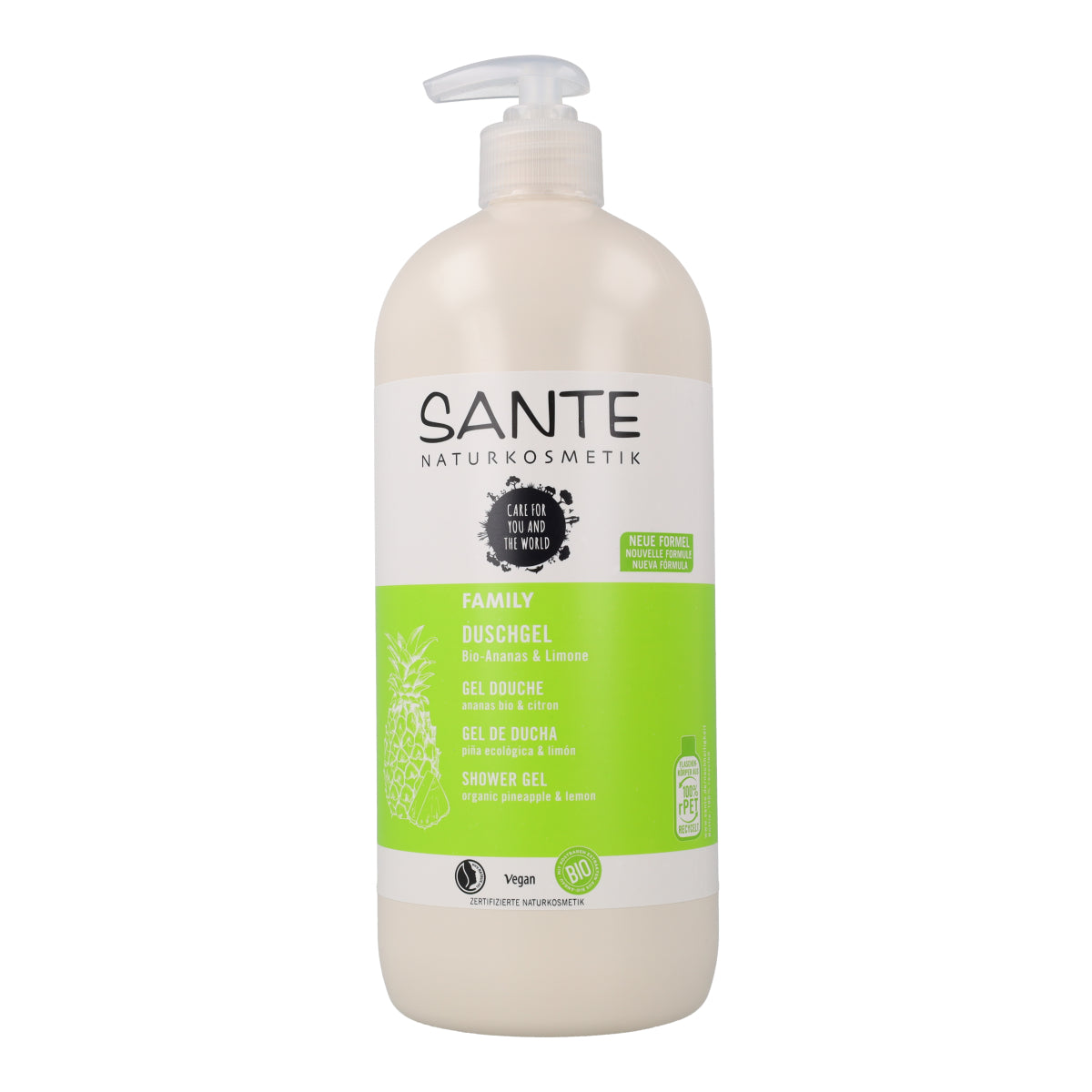 Gel de ducha Bio de piña y limón Sante 950 ml
