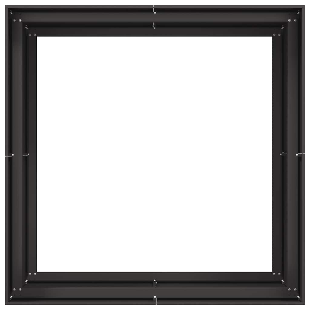 Jardinera Acero Negro 100x100x80 Cm_4