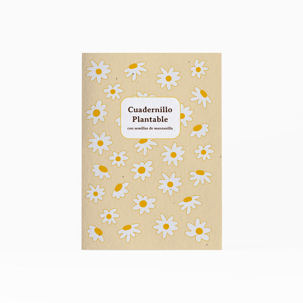 Cuaderno Plantable A5 con Semillas de Manzanilla – Escribe, Planta y Hazlo Florecer - Resetea_0