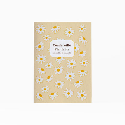 Cuaderno Plantable A5 con Semillas de Manzanilla – Escribe, Planta y Hazlo Florecer - Resetea_0