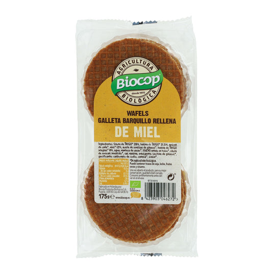 Galletas Wafels de Miel Bio Biocop 175 g