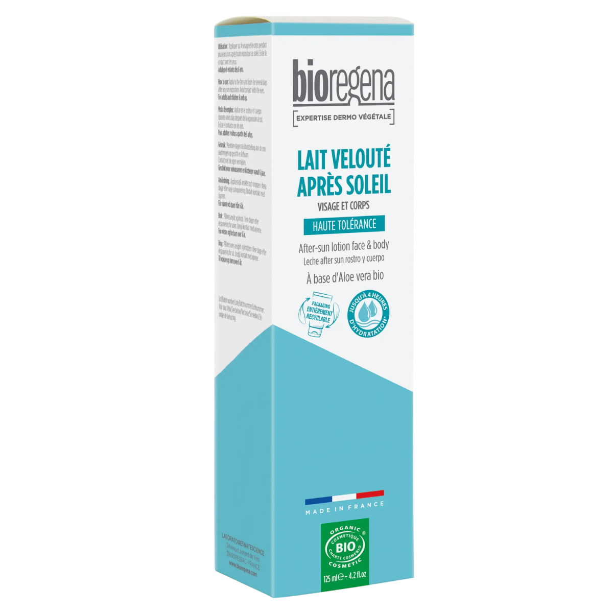 After Sun BIO Hipoalergénico Bioregena, 125 ml