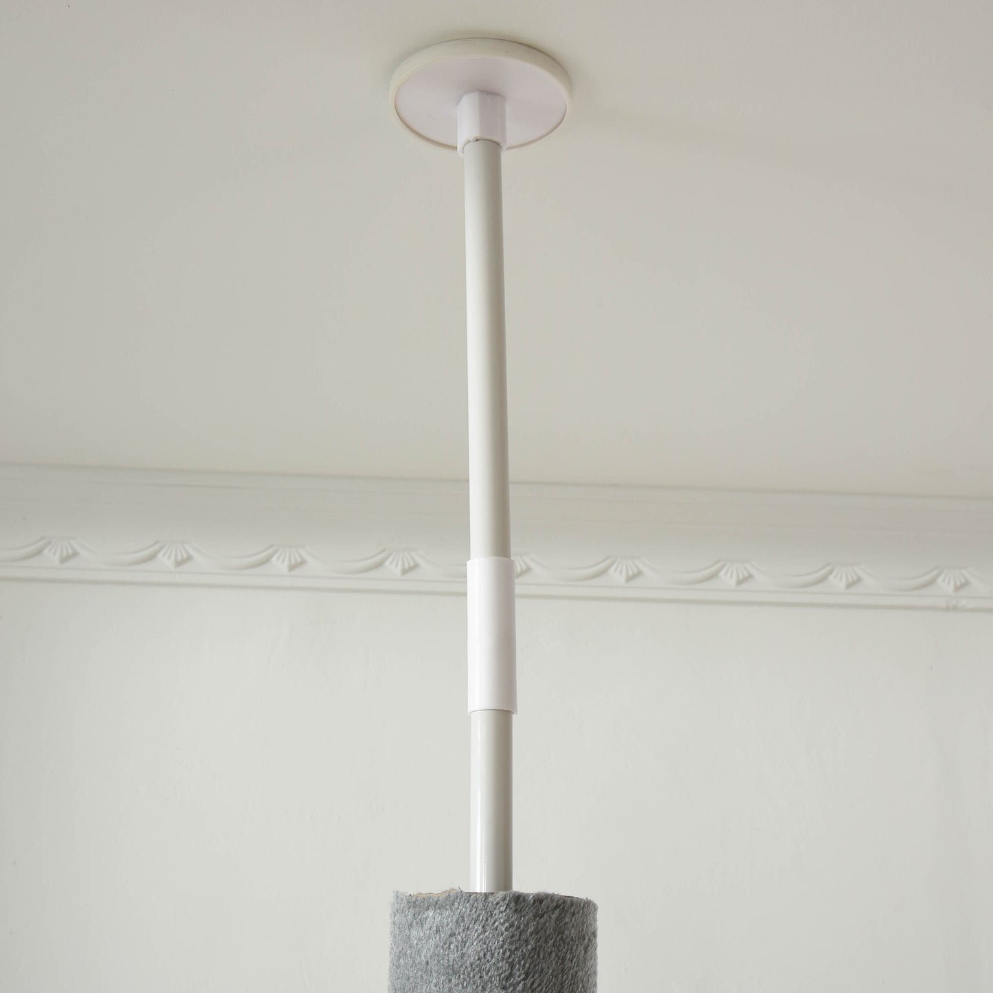 Pawhut Árbol Rascador Para Gatos Altura 255 Cm Cueva Bola Colgante_3