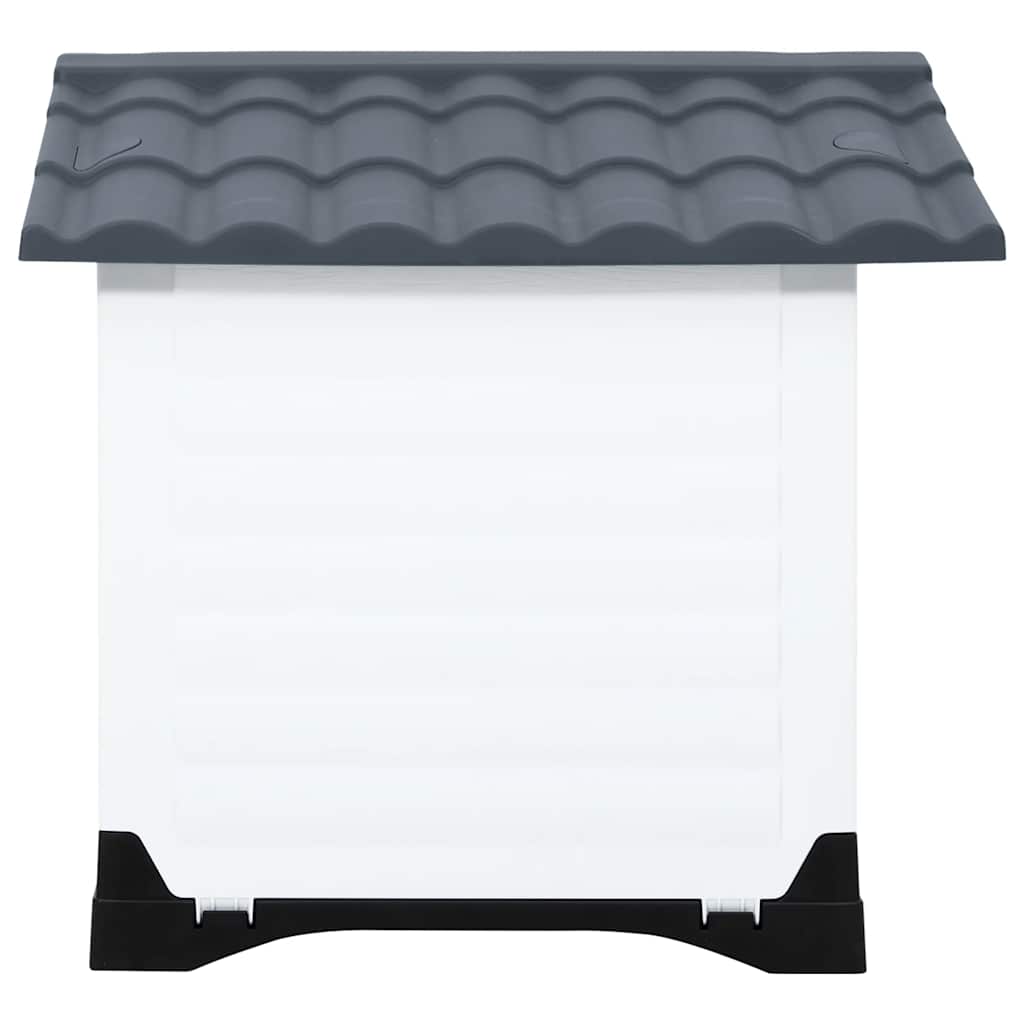 Casa Para Perro Gris 90,5x68x66 Cm Polipropileno_2