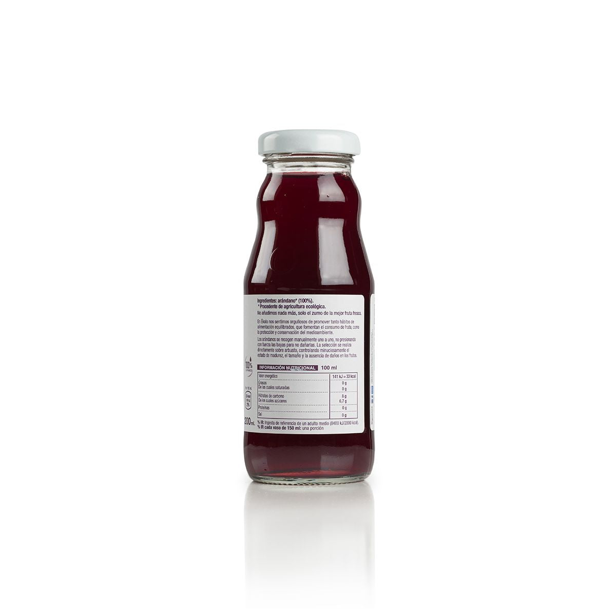 Zumo de Arándano BIO 100% exprimido Ékolo 200ml