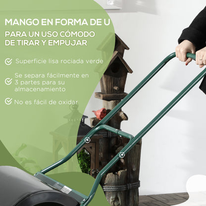 Outsunny Rodillo Para Césped Con Capacidad De 60l Diámetro De 50cm_5