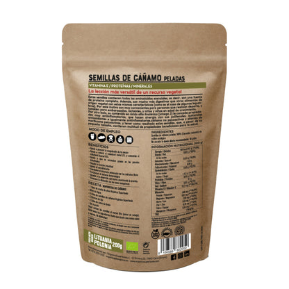 Semillas De Cañamo Bio 400g - Orgánica Superfoods_1