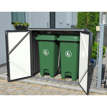 Outdoor Grey Anthracite Metal Storage Box 770 L_1