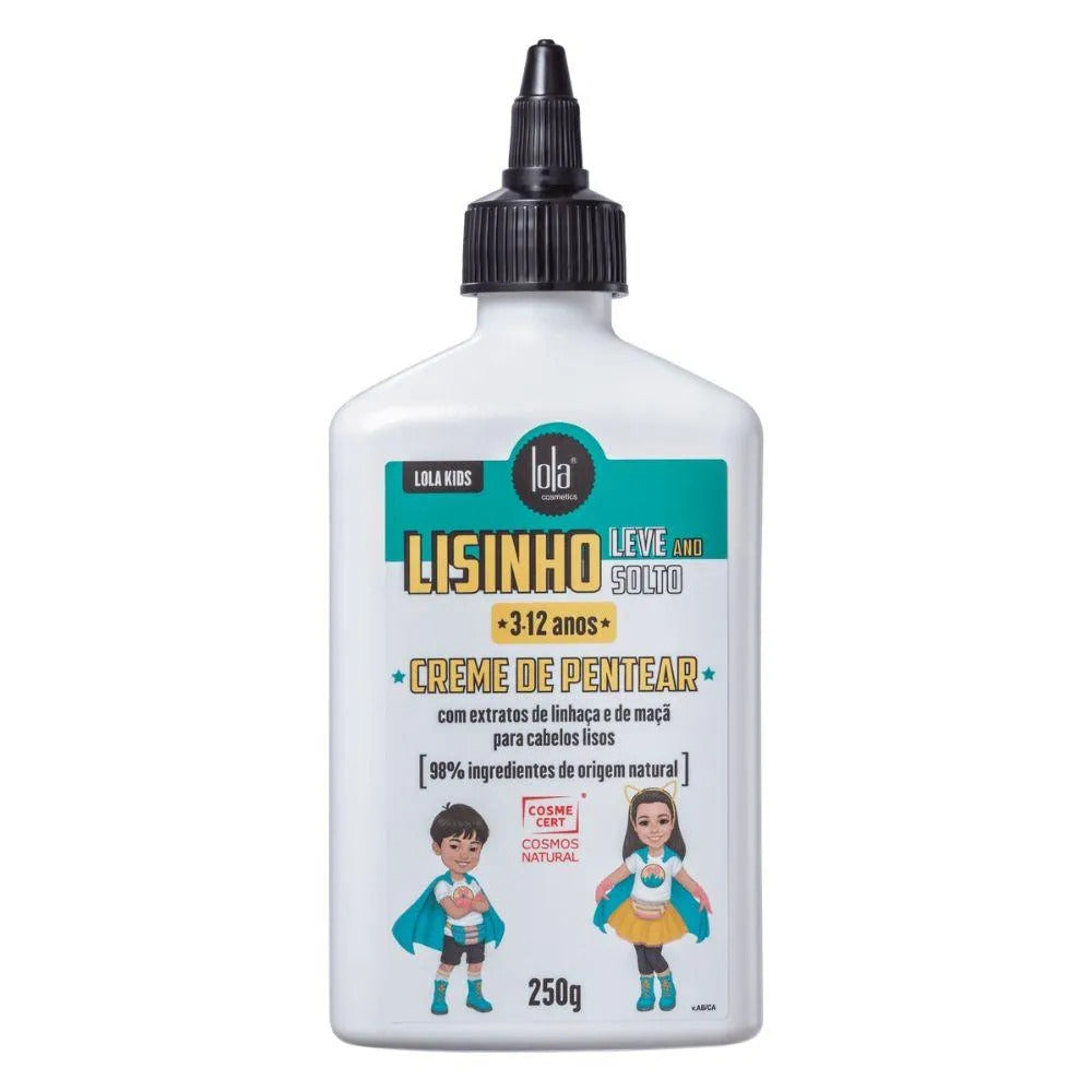 Crema De Peinar Infantil Lisinho Leve And Solto Lola Cosmetics 250ml_0