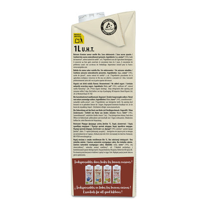 Bebida de Avena Vanilla Sin azúcar Bio Ecomil 1 L